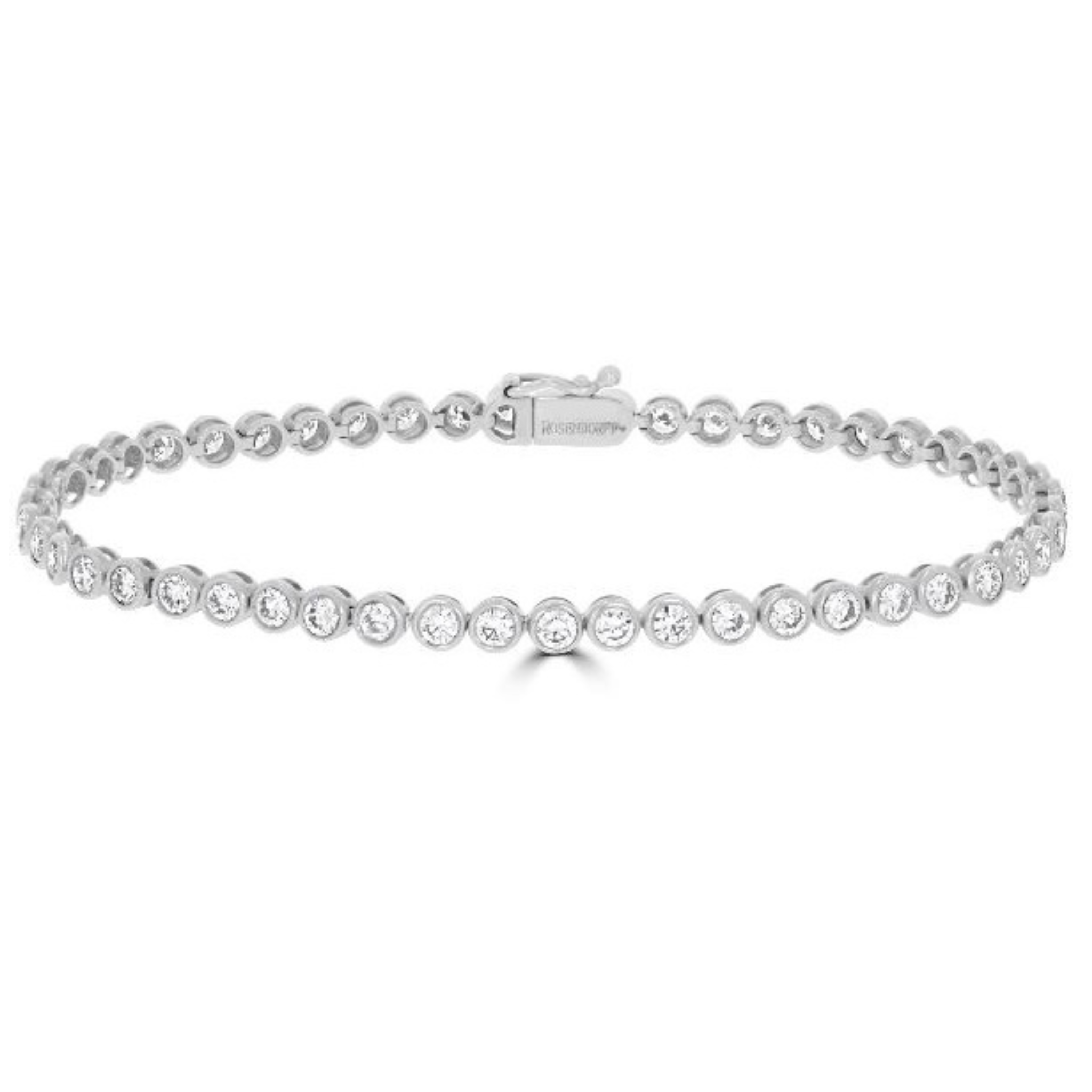 3.5ct Bezel Diamond Tennis Bracelet
