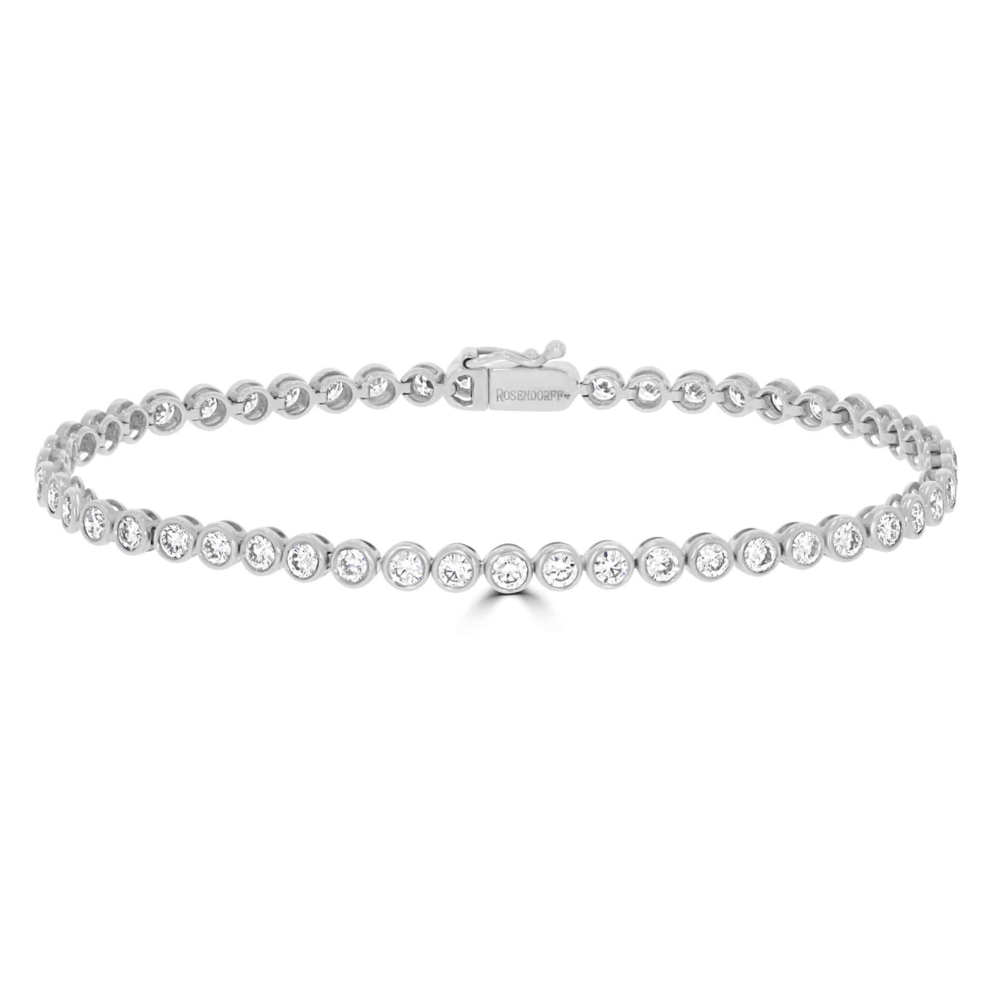 3ct Bezel Diamond Tennis Bracelet