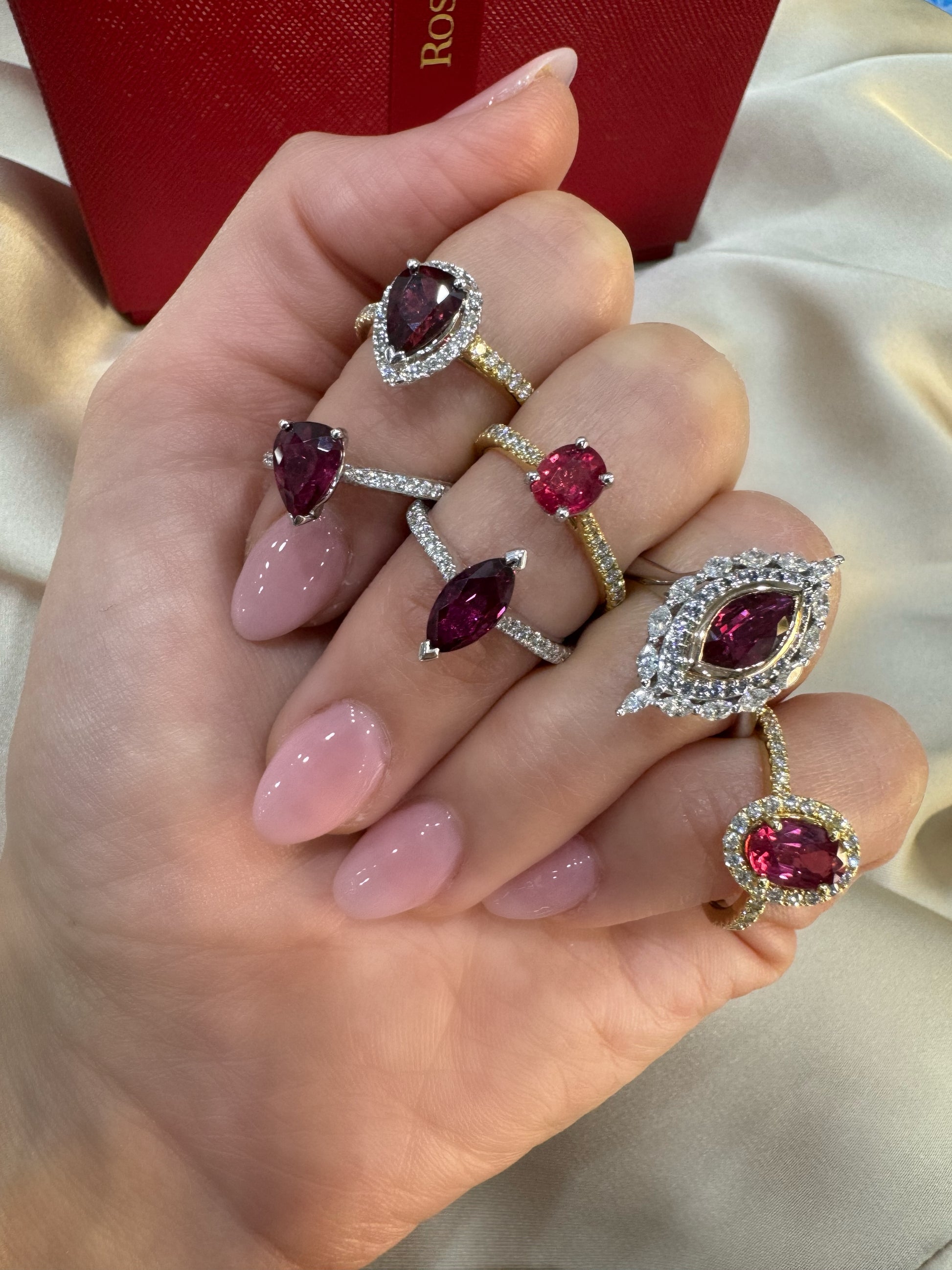 Ruby and Diamond Fancy Ring