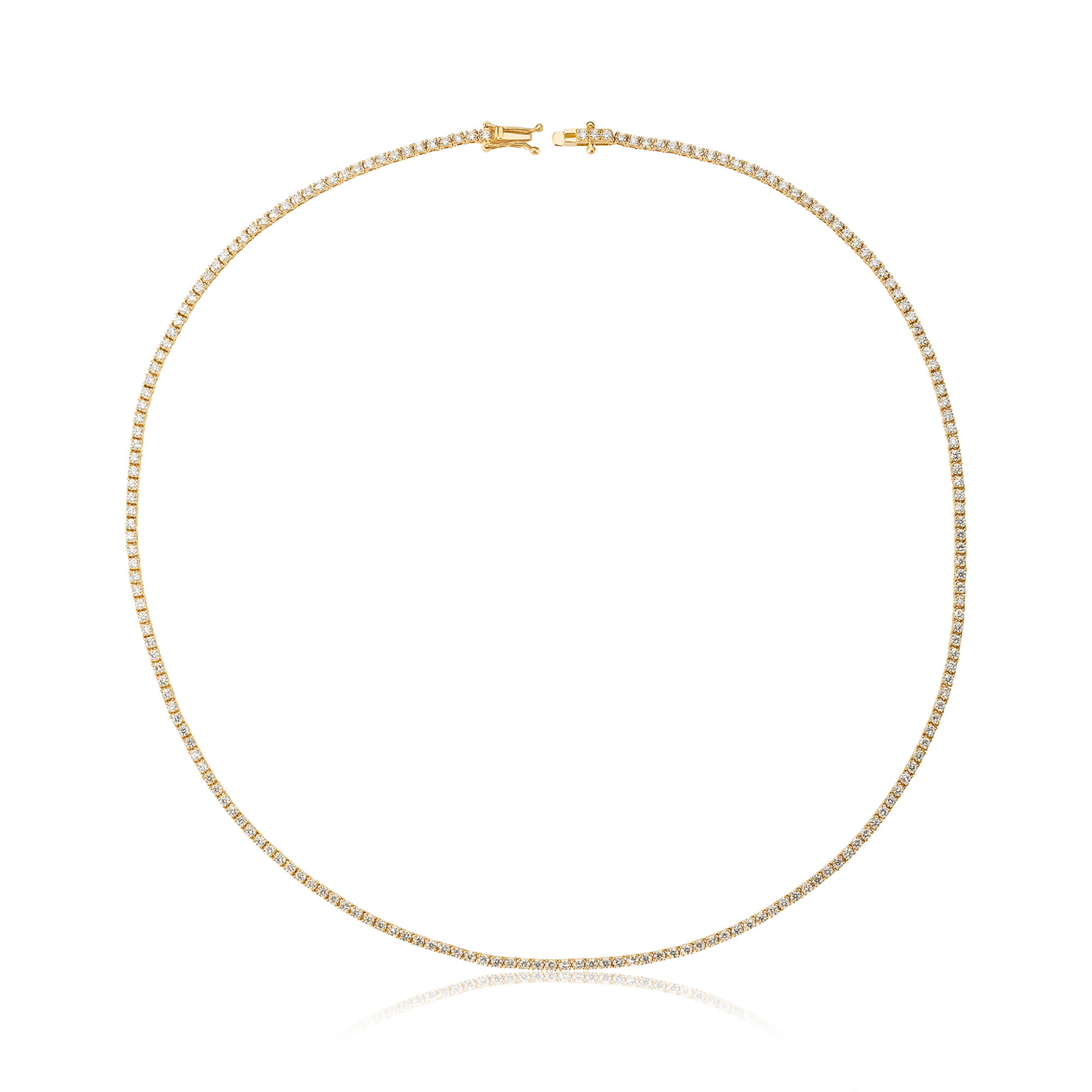 5.55ct Diamond Tennis Necklace