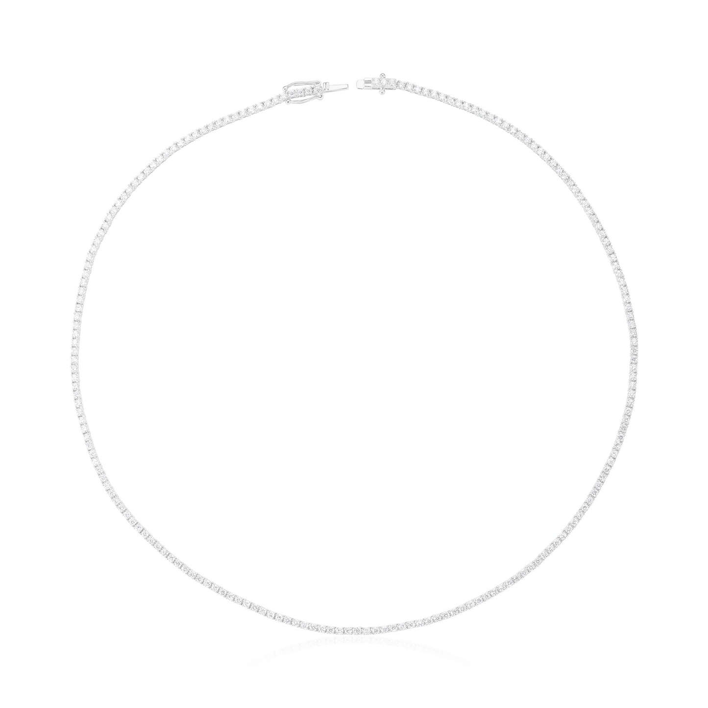5.55ct Diamond Tennis Necklace
