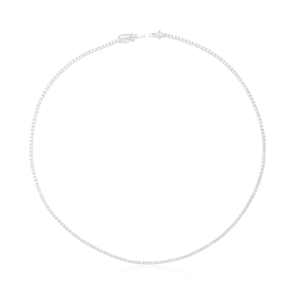 5.55ct Diamond Tennis Necklace