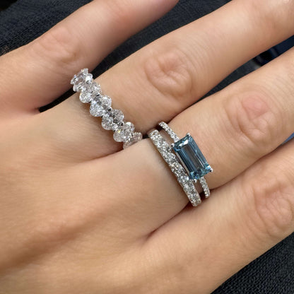 9-Stone Oval Eternity Ring