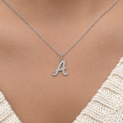Initial Letter with Signature Pink Diamond