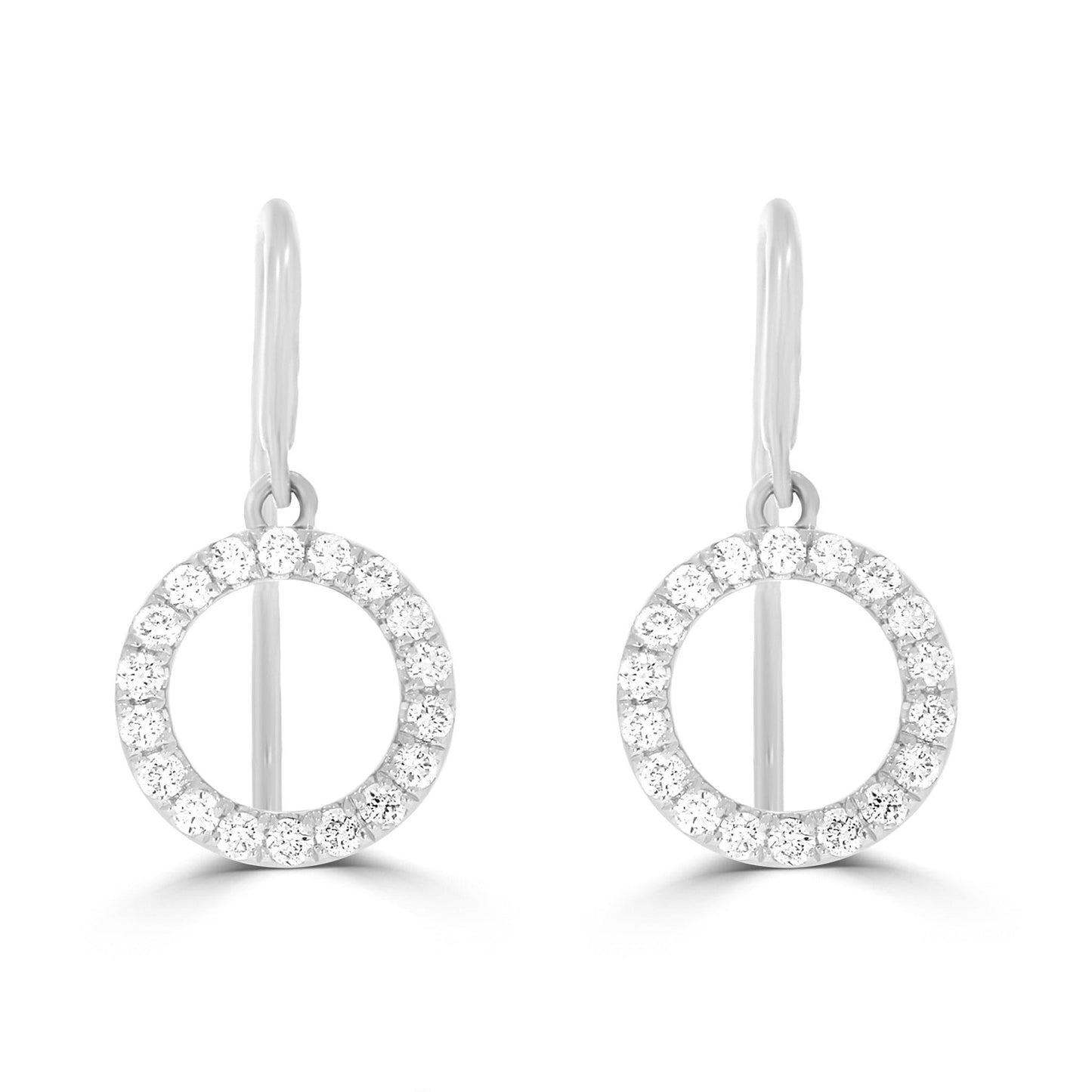Circle of Life Diamond Drop Earrings