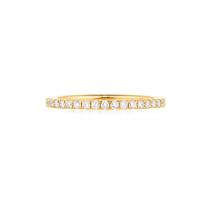 Core Scallop Diamond Band