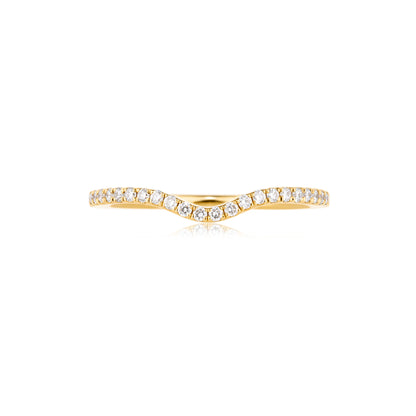 Curved Diamond Band