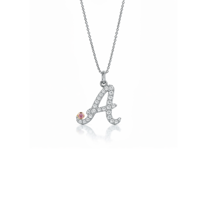 Initial Letter with Signature Pink Diamond