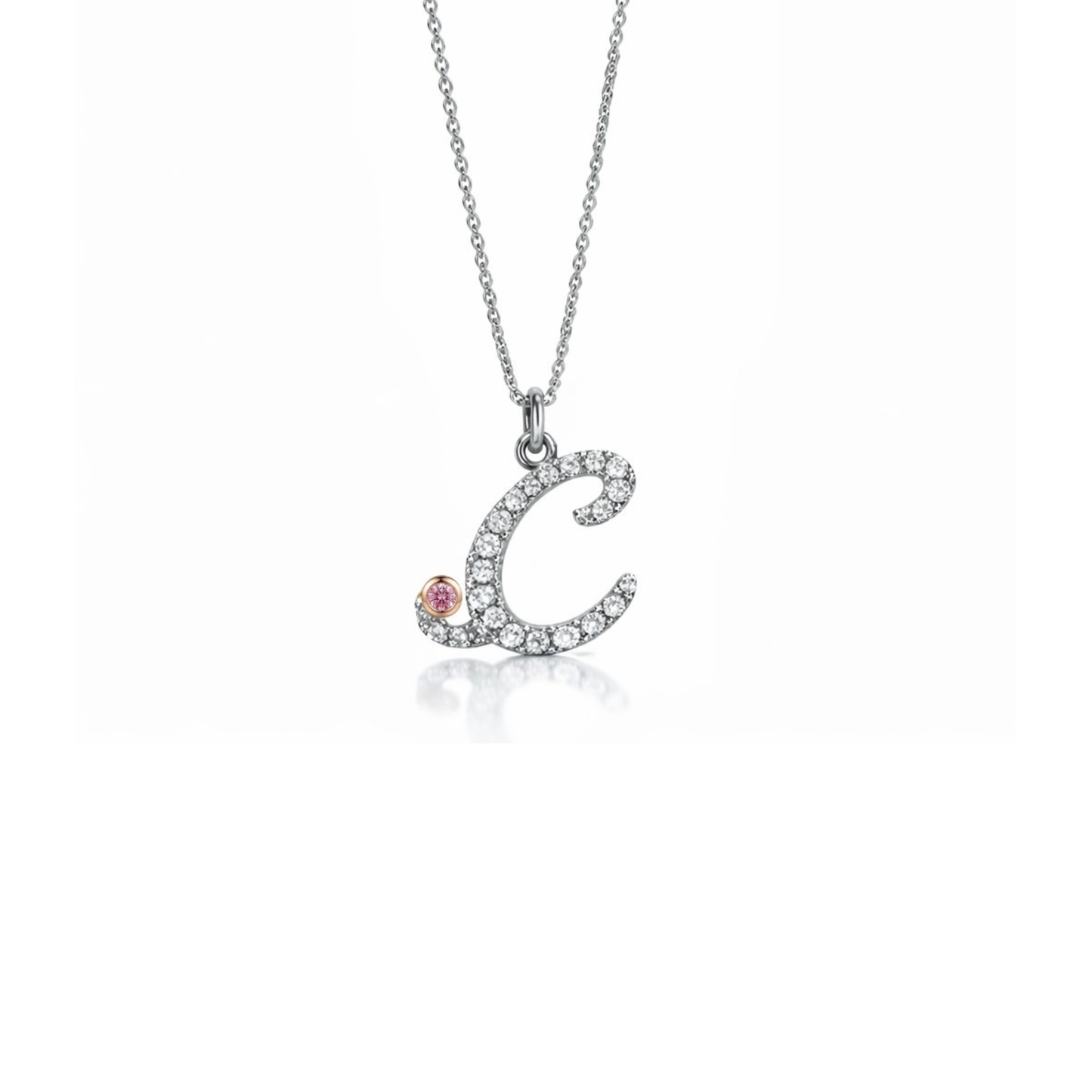 Initial Letter with Signature Pink Diamond