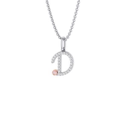 Initial Letter with Signature Pink Diamond