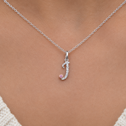 Initial Letter with Signature Pink Diamond