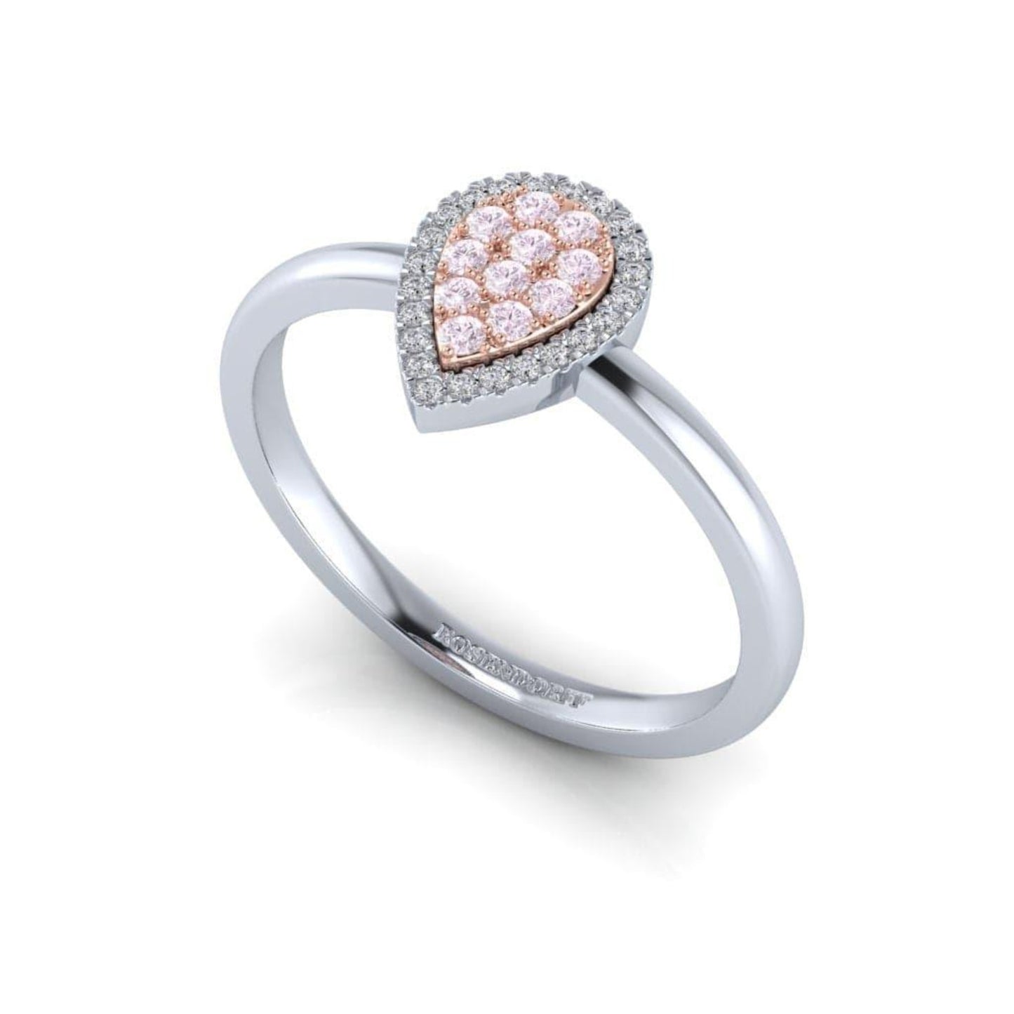 Eminence Pinks Pear Ring