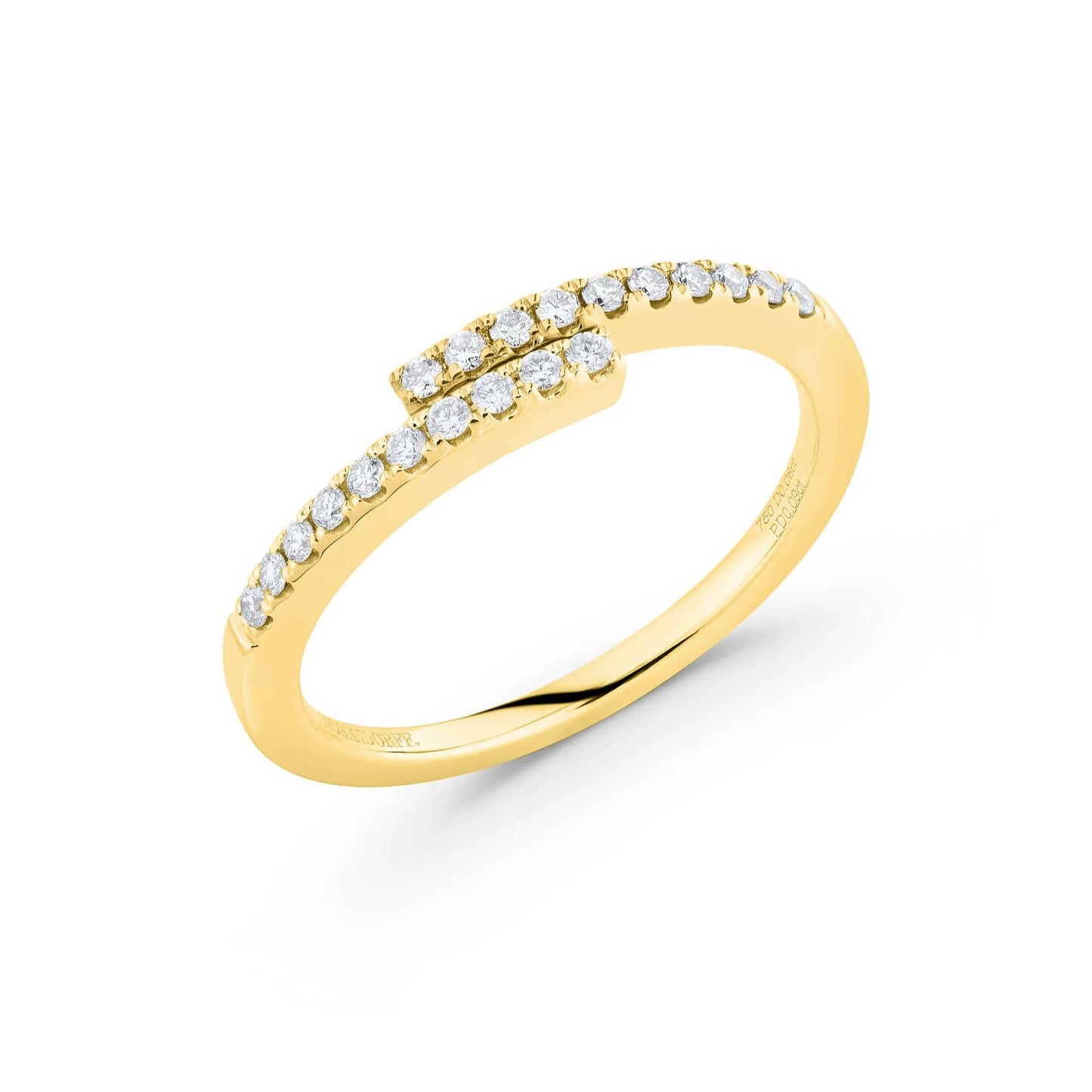 Diamond Split Ring
