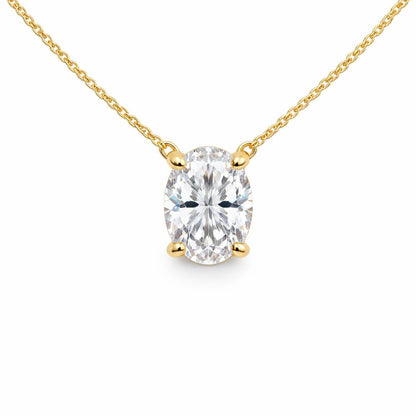 Pendant 0.25ct Oval Natural Diamonds