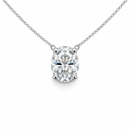 Pendant 0.25ct Oval Natural Diamonds