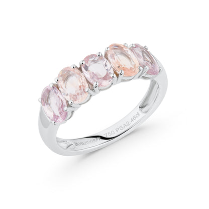 5st Pink Sapphire Ring