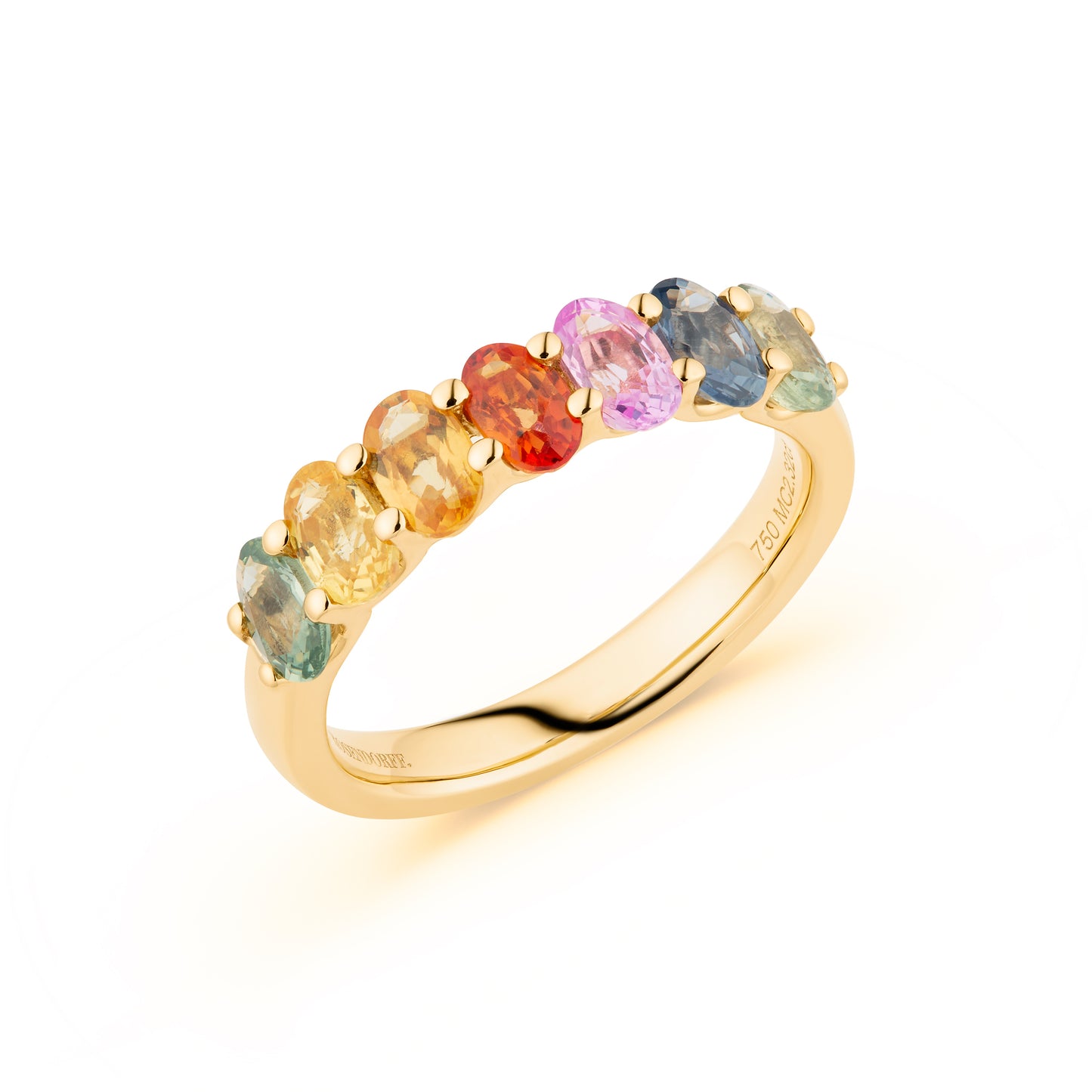 Rainbow Sapphire Ring