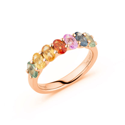 Rainbow Sapphire Ring