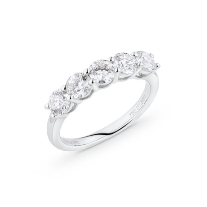 5 Stone Diamond Band