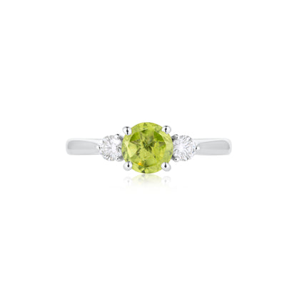 Peridot Trilogy Ring