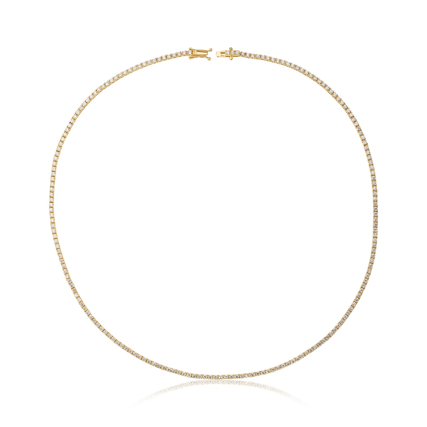 4.73ct Diamond Tennis Necklace