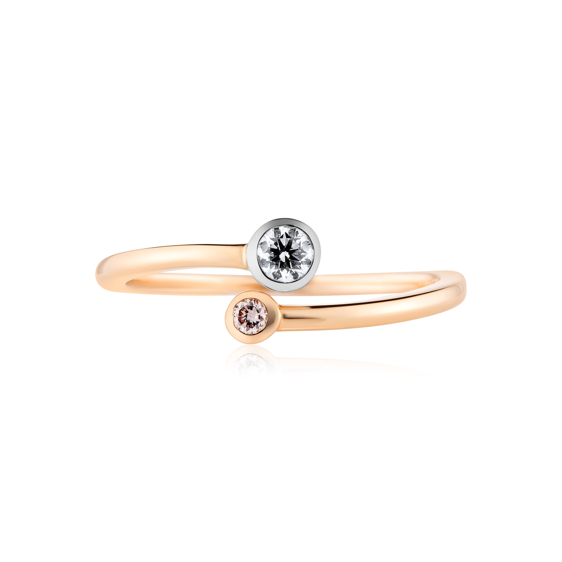 Eminence Pinks Double Twist Ring