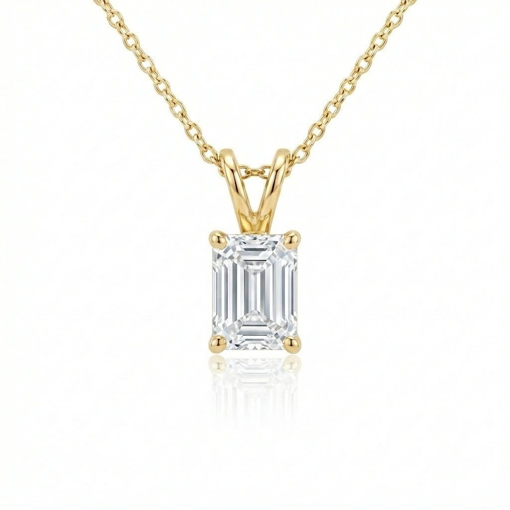 Pendant Emerald Natural Diamonds (GIA)
