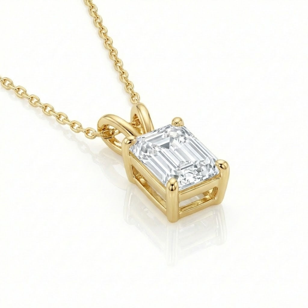 Pendant Emerald Natural Diamonds (GIA)