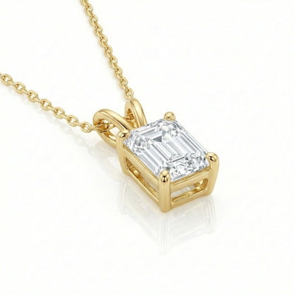Pendant Emerald Natural Diamonds (GIA)