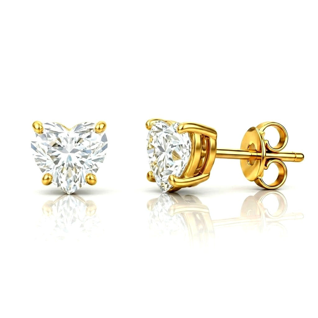 Matched Pair  2=1.80ct Heart Natural Diamonds (GIA)