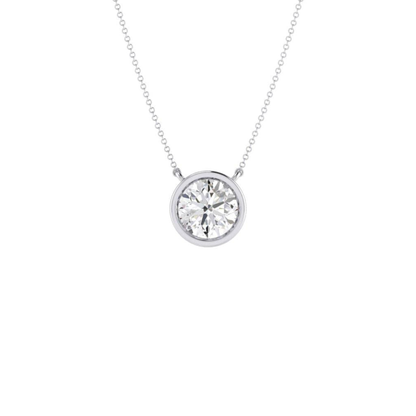 Bezel Set Diamond 0.40ct Pendant