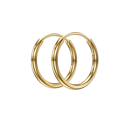 Classic 14mm Hoops Earrings