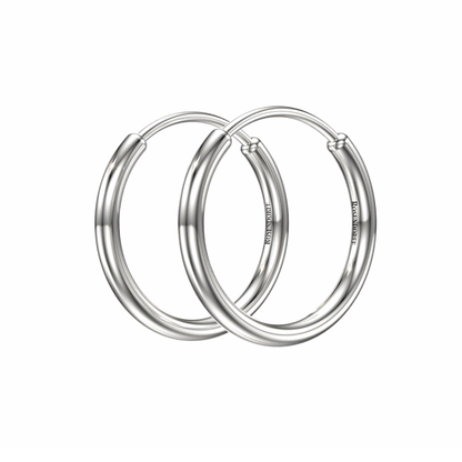 Classic 18mm Hoops Earrings