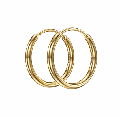 Classic 18mm Hoops Earrings