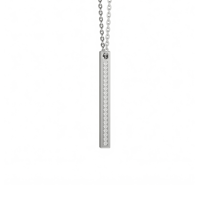Drop Diamond Bar Pendants