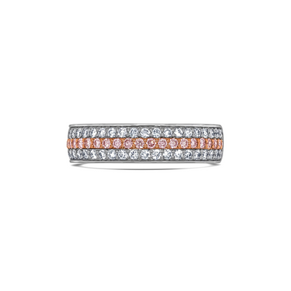 Eminence Pinks Diamond Three Row Band