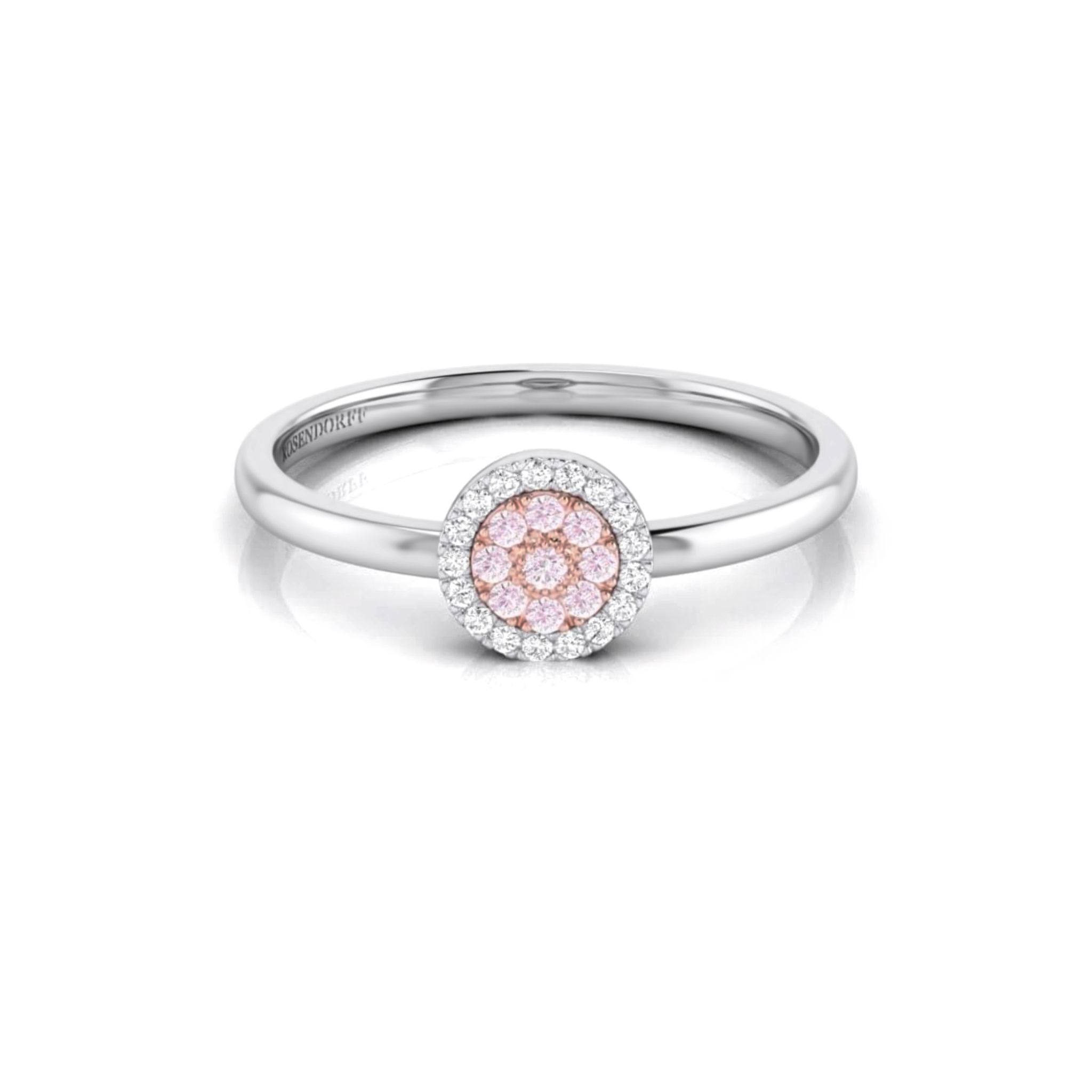 Eminence Pinks Diamond Disc Ring
