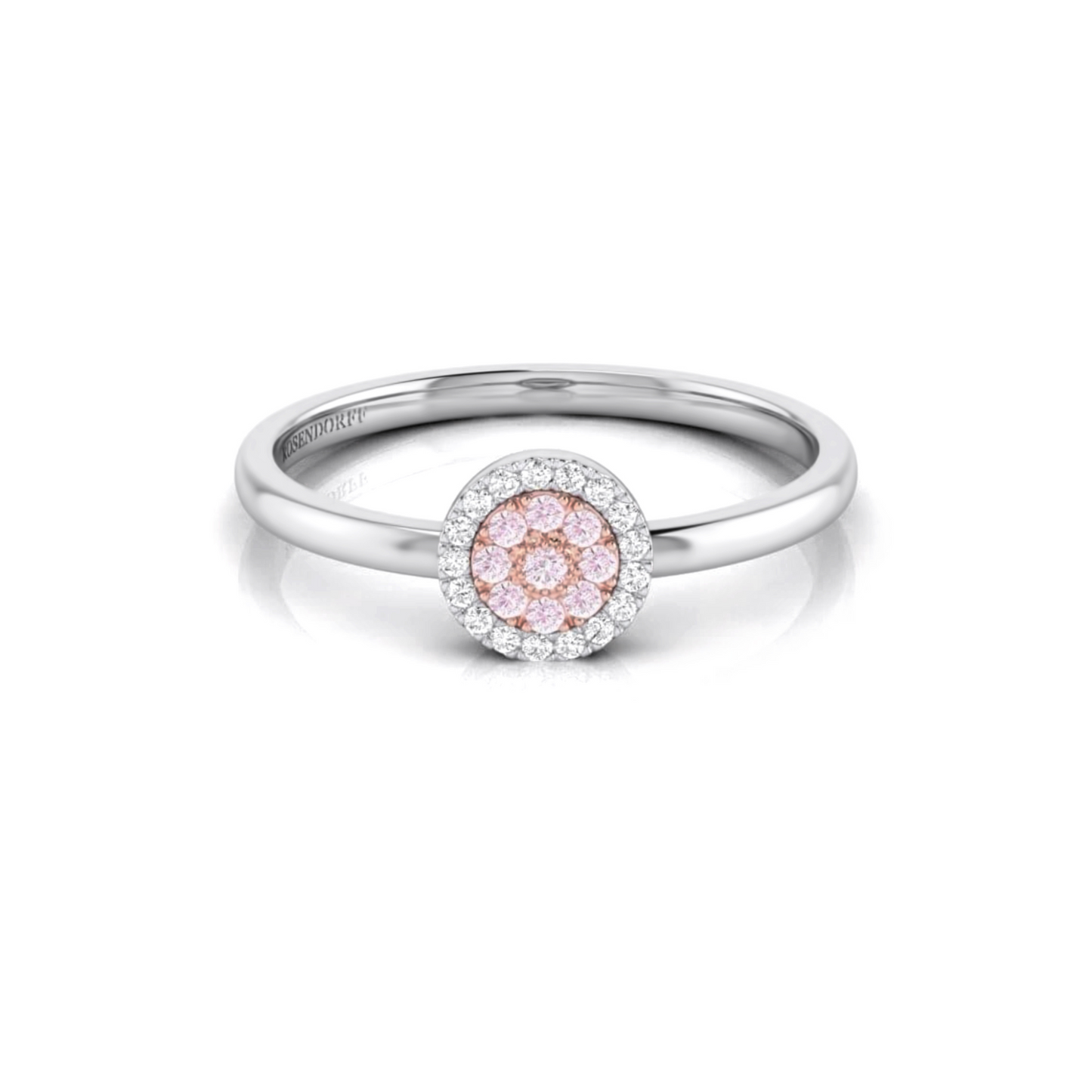 Eminence Pinks Diamond Disc Ring