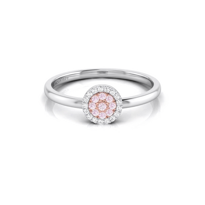 Eminence Pinks Diamond Disc Ring
