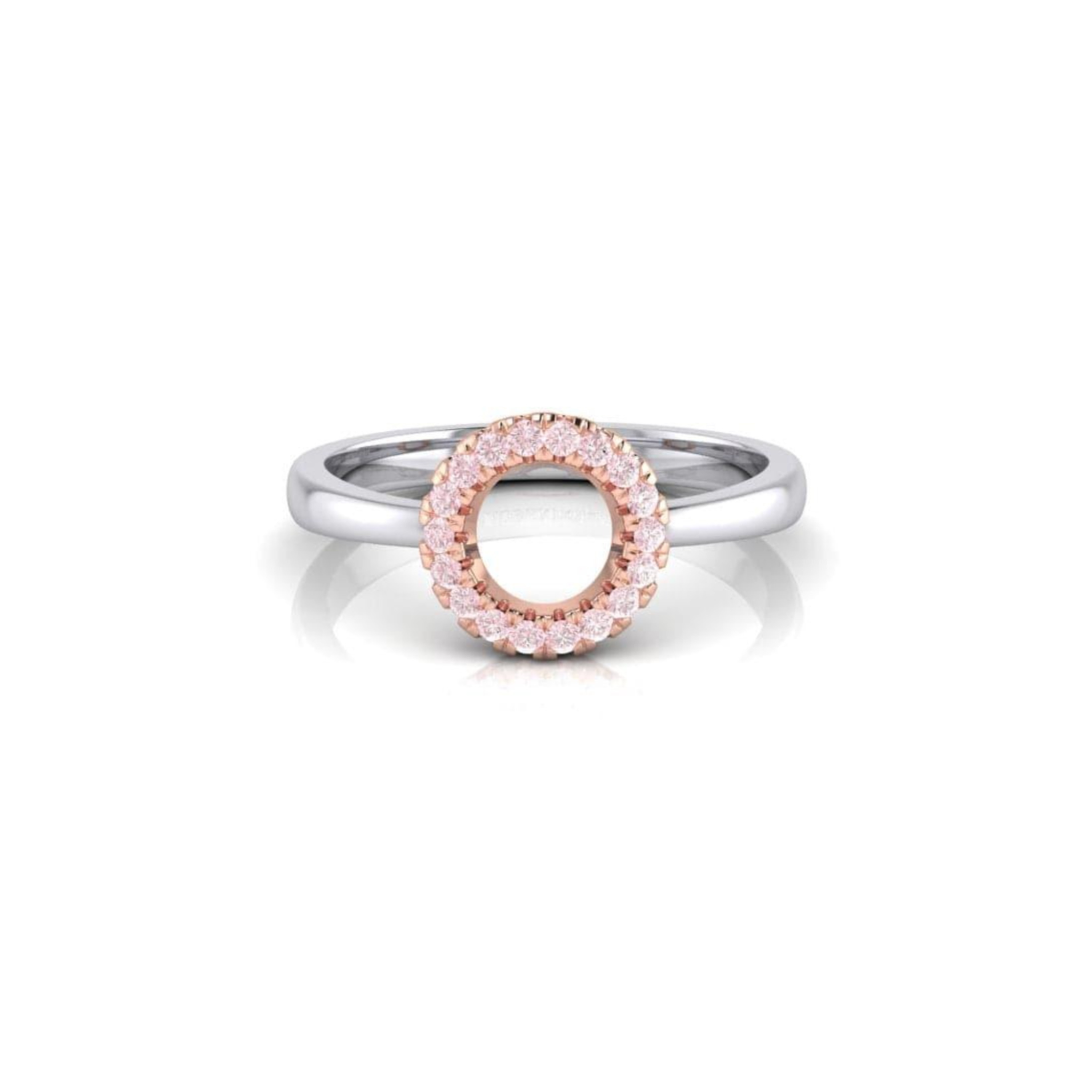 Eminence Pinks Diamond Circle of Life Ring