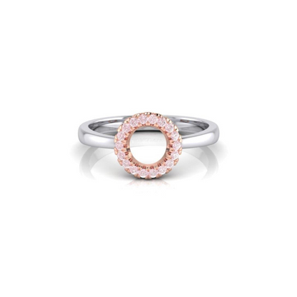 Eminence Pinks Diamond Circle of Life Ring