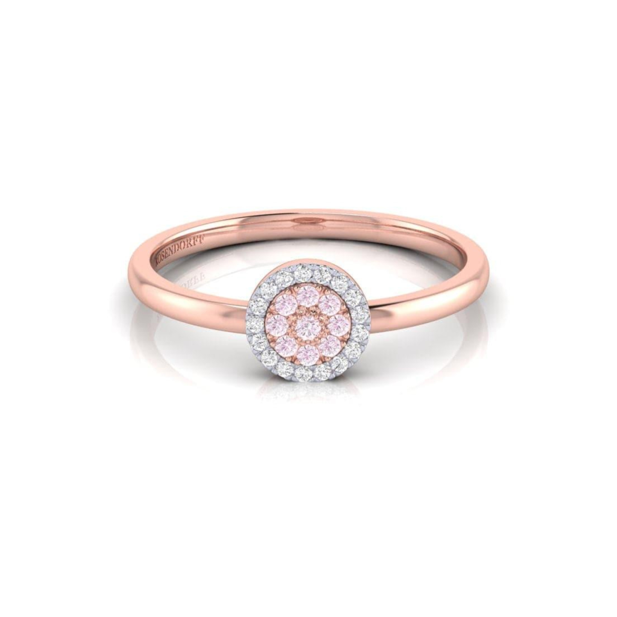Eminence Pinks Diamond Disc Ring