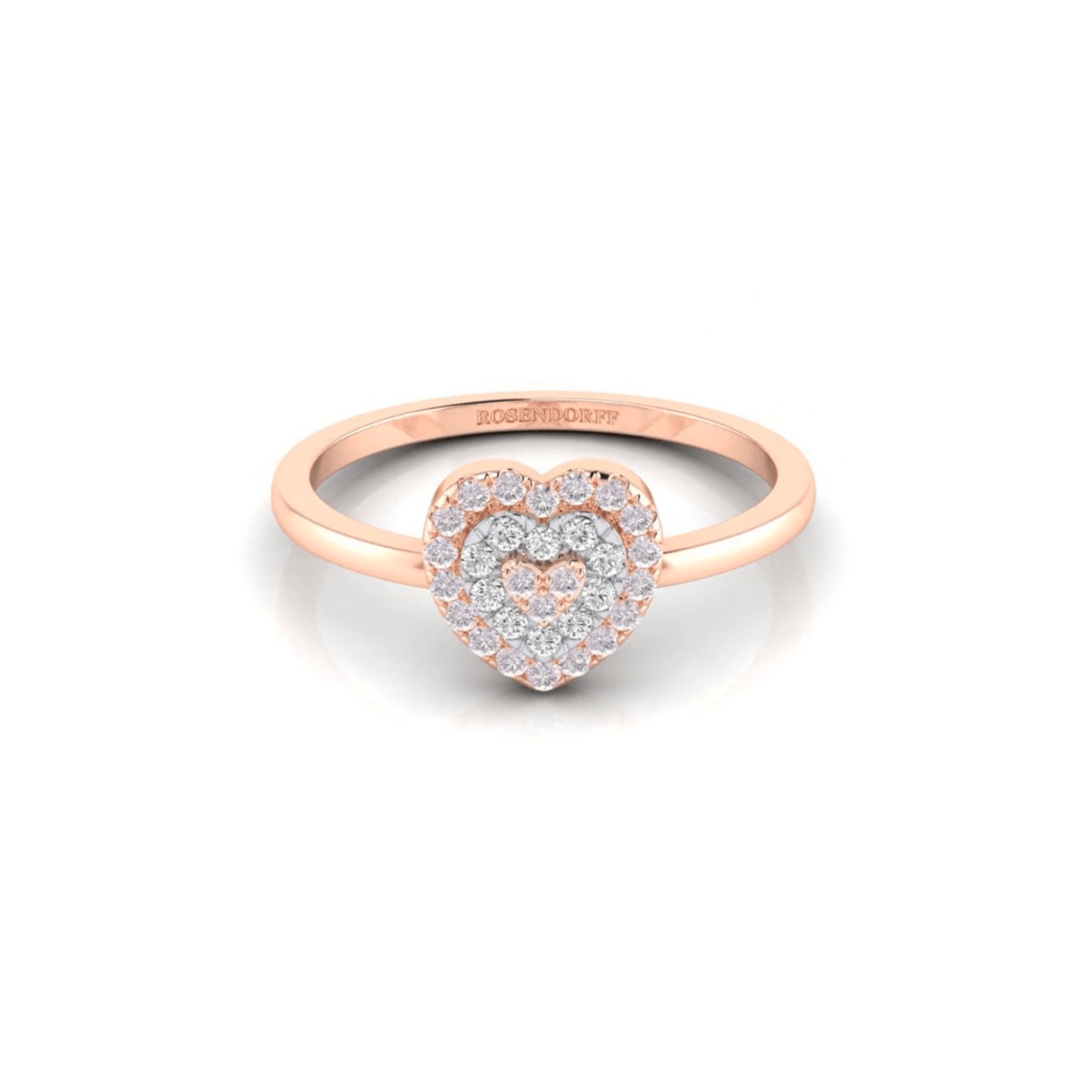 Eminence Pinks Diamond Heart Ring