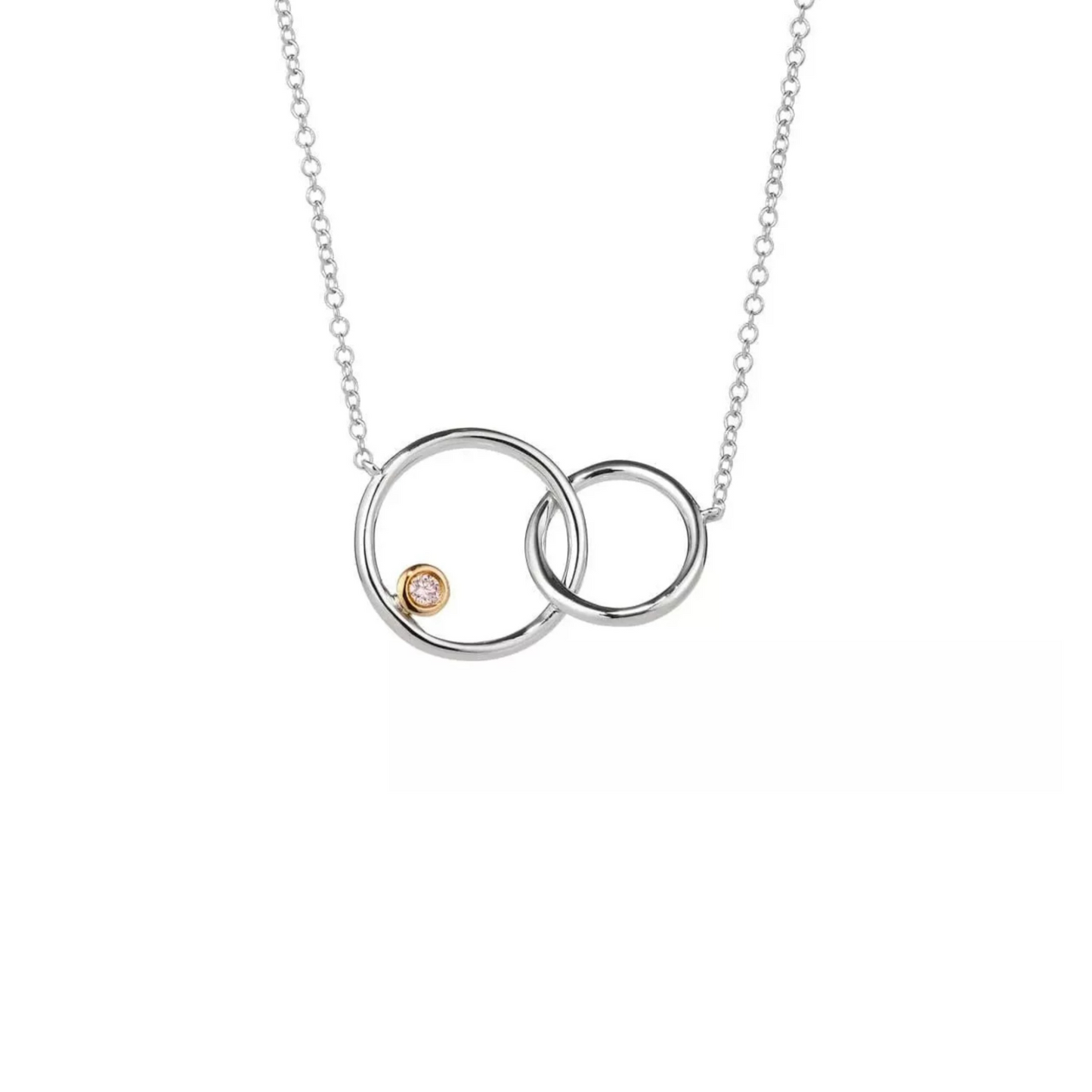 Eminence Pinks Diamond Interlocking Pendant