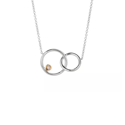 Eminence Pinks Diamond Interlocking Pendant