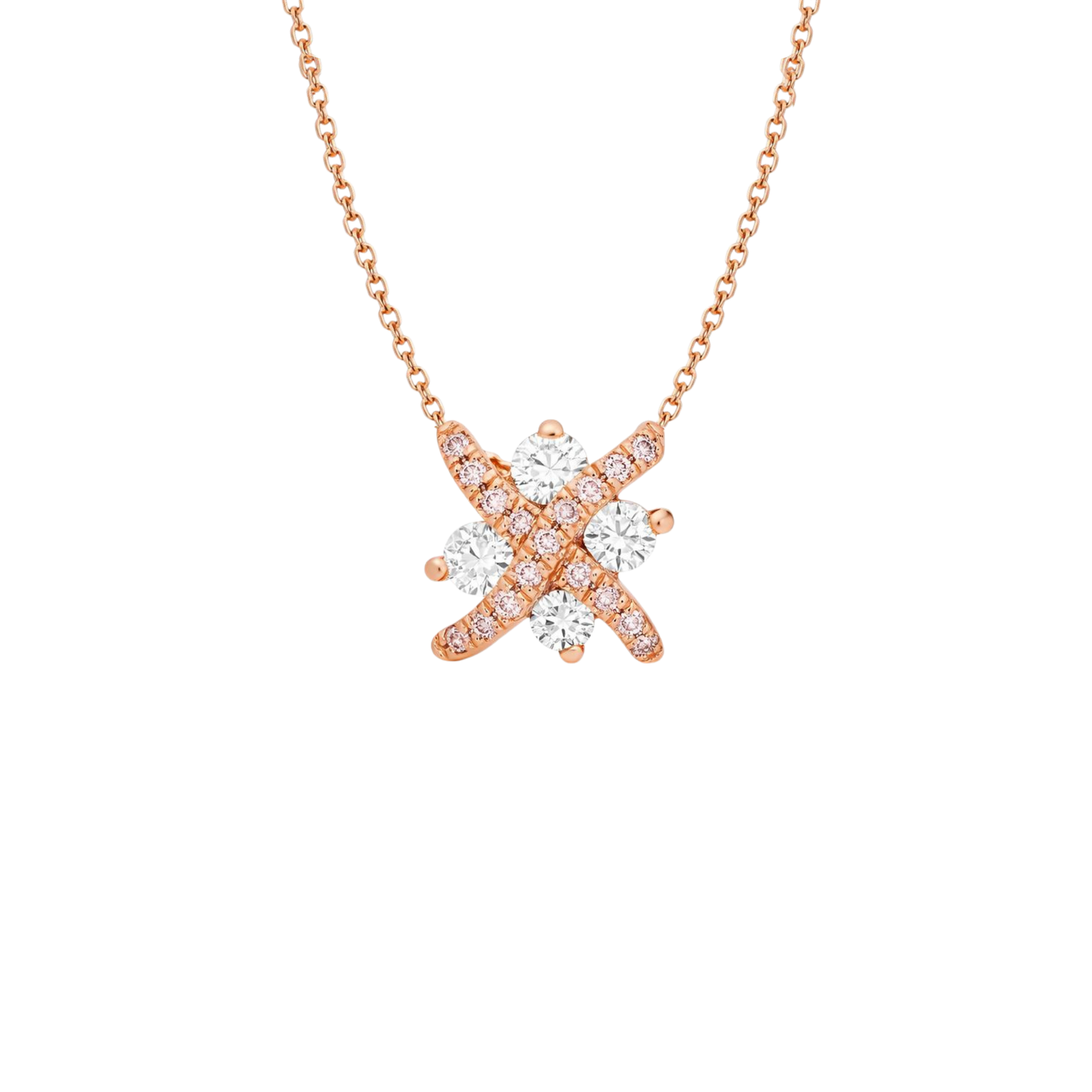 Eminence Pinks Diamond Kiss Pendant