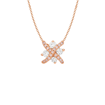Eminence Pinks Diamond Kiss Pendant