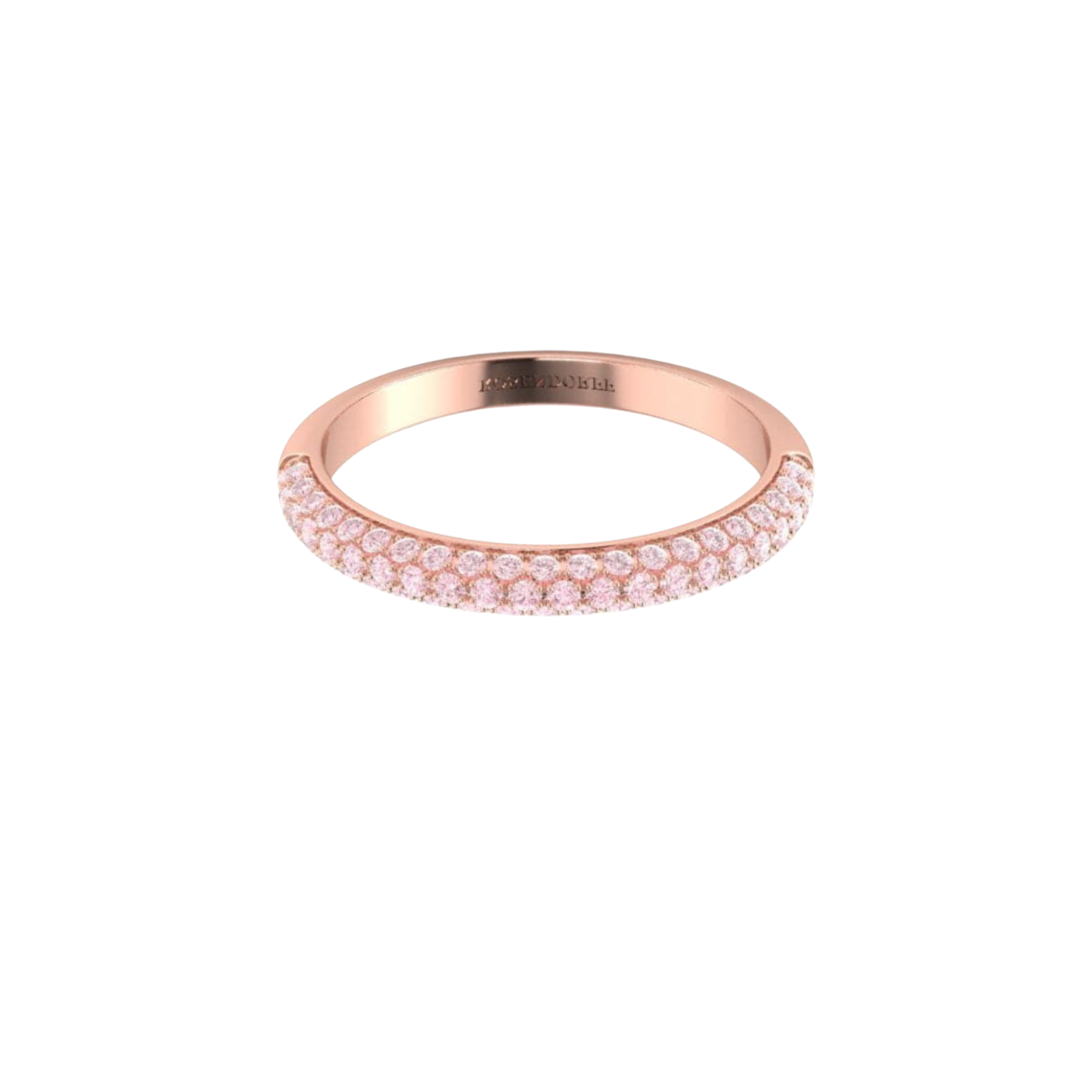 Eminence Pinks Diamond Micro Pave Ring
