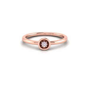 Eminence Pinks Illusion Set Solitaire Ring