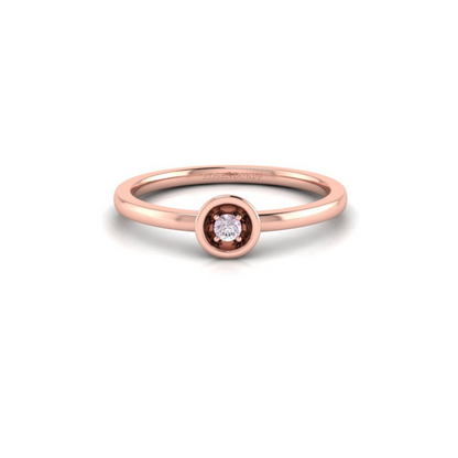 Eminence Pinks Illusion Set Solitaire Ring